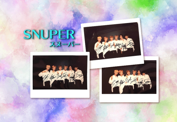【Kクリック視聴者プレゼント】 SNUPER サイン入りポラロイド写真！