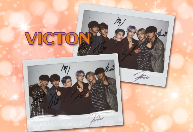 【Kクリック視聴者プレゼント】 VICTONサイン入りポラロイド写真