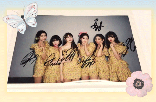 【Kクリック視聴者プレゼント】GFRIEND直筆 サイン入りポラロイド写真！