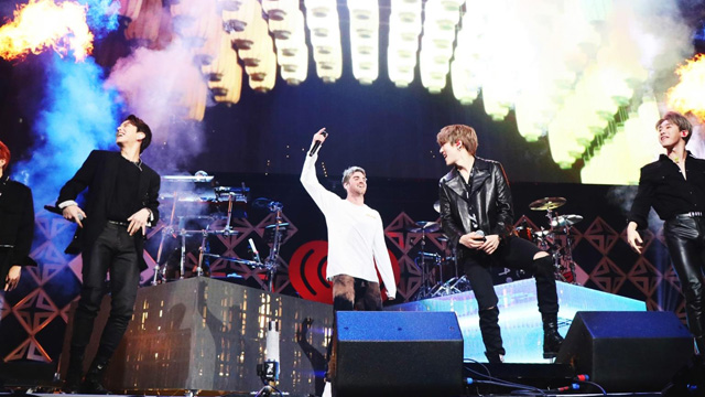 MONSTA X-ザ・チェインスモーカーズ、アメリカ最大級のラジオショー「JINGLE BALL」においてコラボステージ