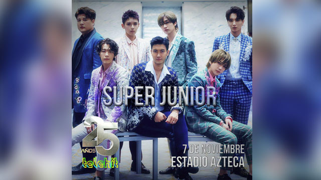 SUPER JUNIOR、メキシコ最大の音楽チャンネル“Telehit”の授賞式に立つ