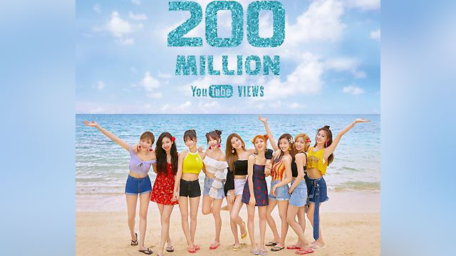 TWICE「Dance The Night Away」、YouTube再生回数2億回