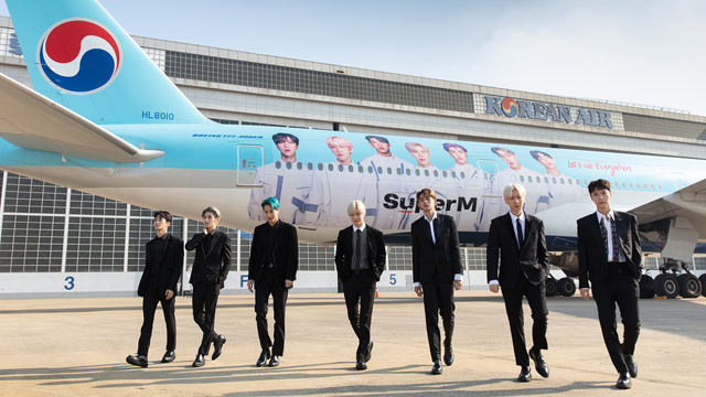 大韓航空、Super Mをグローバルアンバサダーに任命　「Super Mジェット」もお披露目