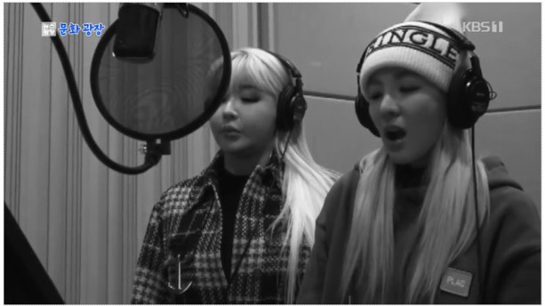 元2NE1のBOMとDARA、デュエット曲で再タッグ　レコーディング風景公開