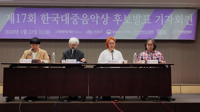 ペク・イェリン、LIM KIM、Jannabi 韓国大衆音楽賞5部門の候補に