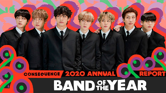 BTS、米音楽メディアConsequence of Sound選定の「今年のバンド」に