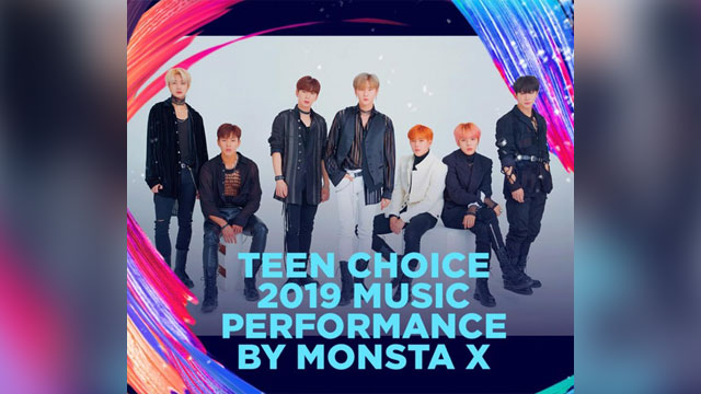 MONSTA X、アメリカ「ティーン・チョイス・アワード」でK-POP歌手初のパフォーマンス披露