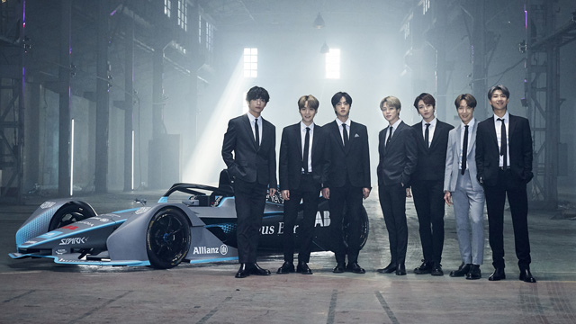 BTS、「フォーミュラE」の広報モデルに抜擢される、来年5月にソウルで初競技も開催へ