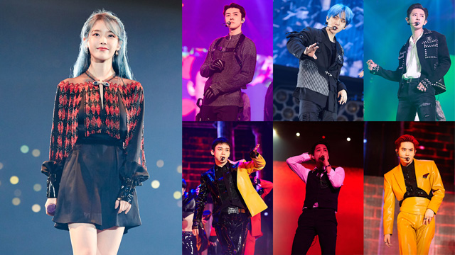 IUとEXO、ガオンチャートで2か月連続月間チャートを席巻し1位に
