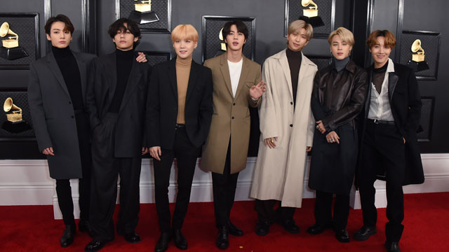 BTS、初のグラミーステージ、「緊張しているけど楽しい。最善を尽くす」