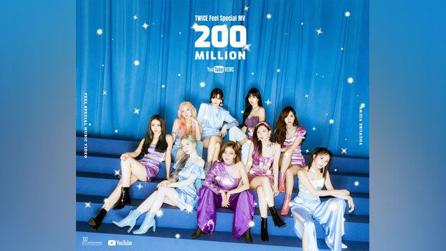 TWICE、「Feel Special」のMVがYouTube再生回数2億回突破…ガールズグループで初の12曲連続記録