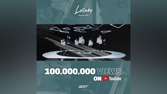 ボーイズグループGOT7、「Lullaby」のMVがYouTube再生回数1億回を突破…通算5本目の成績