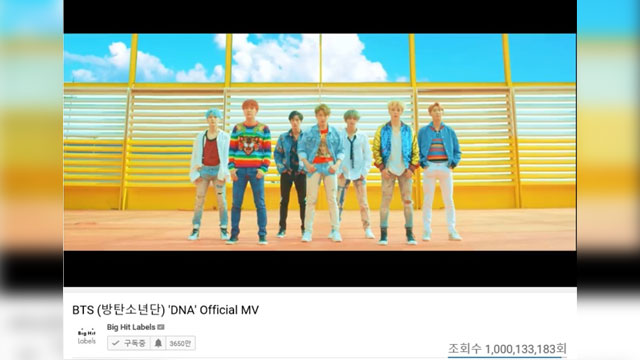 BTS、「DNA」のMVで韓国ボーイズグループ初の“10億超え”を突破…自己最高記録も達成へ
