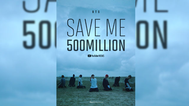 BTS、YouTube再生回数“5億超え”MVが9本に…韓国歌手では最多記録
