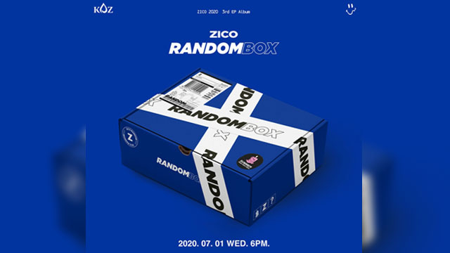 “Any songシンドローム”のジコ、来月1日にミニアルバム『RANDOM BOX』でカムバック…RAIN(ピ) が参加