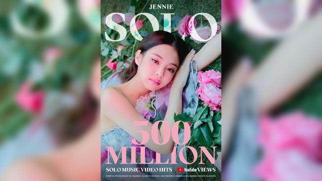 BLACKPINK ジェニー、「SOLO」MVでYouTube再生回数5億回を突破…“YouTubeクイーン”ぶりを立証