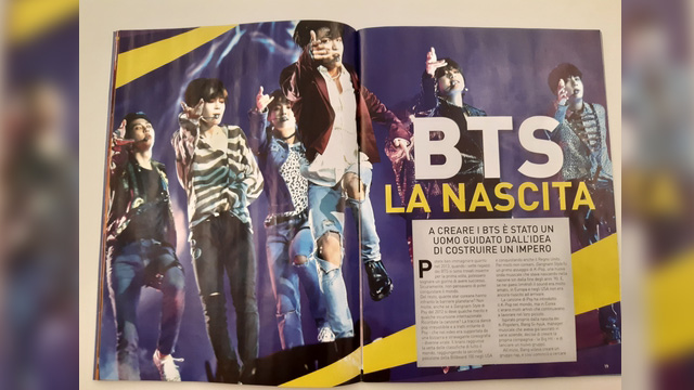 BTS、イタリアで専門マガジン「BTS」が創刊…インタビューなどの記事で1800万の発行部数