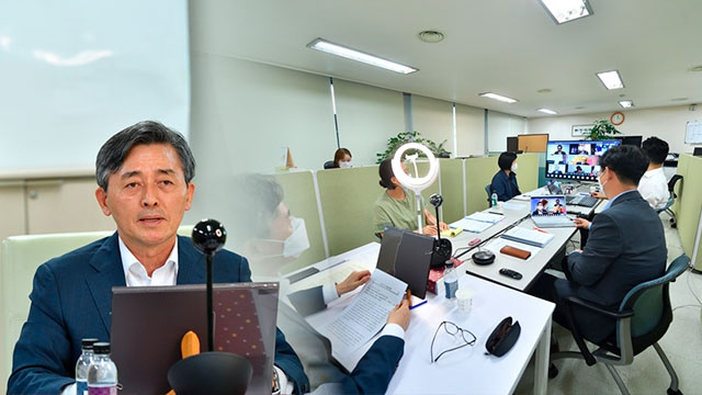 KBSヤン･スンドン社長、ABUのリモート理事会で演説「最も信頼できる災害放送局の役割を全うする」