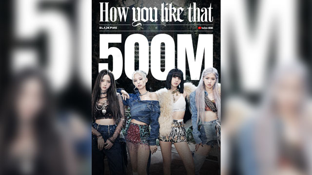 BLACKPINK、「How You Like That」がK-POP最短時間でYouTube再生回数5億回を突破