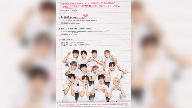 大型新人ボーイズグループTREASURE、シングル「CHAPTER TWO」で“スピードカムバック”