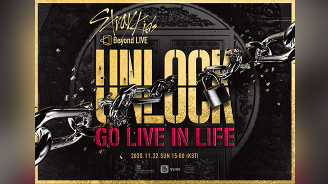 Stray Kids、TWICEに続き「Beyond LIVE」合流へ…11/22オンライン公演「Unlock : GO LIVE IN LIFE」開催