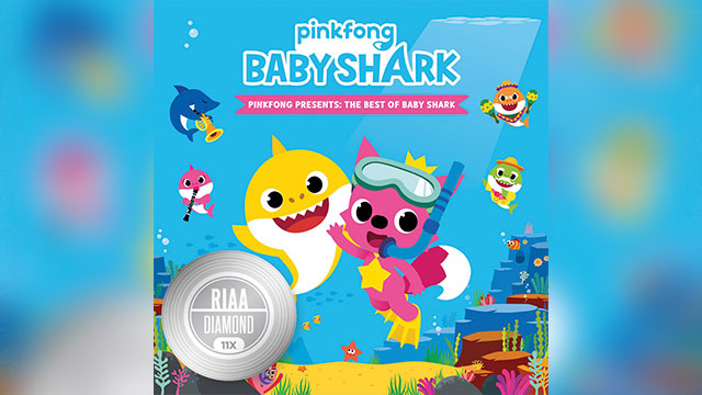 「Pinkfong BABY SHARK」、キッズソングで初めて全米レコード協会が“ダイヤモンド”認定