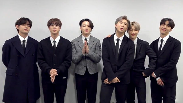 BTS、「2020アメリカン･ミュージック･アワード」で2冠…「Life Goes On」などで授賞式のフィナーレを飾る