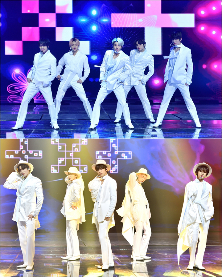 TOMORROW X TOGETHER (TXT)、旧正月特別番組「朝鮮ポップアゲイン」で「Blue Hour」国楽Ver.を披露