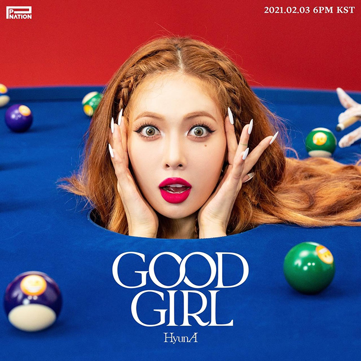 ヒョナ、作詞を務めた新曲「GOOD GIRL」のMVが公開され話題に