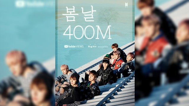 BTSの人気曲「Spring Day」MV、YouTube再生回数4億回を突破…公開約4年の記録更新
