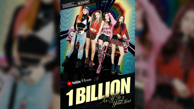BLACKPINK、「AS IF IT'S YOUR LAST」で4本目の“10億”超えMVが誕生…公開3年10か月目の記録