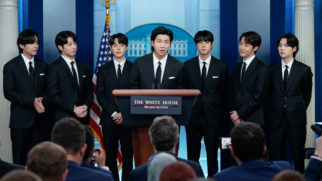 米ホワイトハウスを訪れたBTS、韓国語で表明「正否ではなく違いを認めることから平等は始まる」