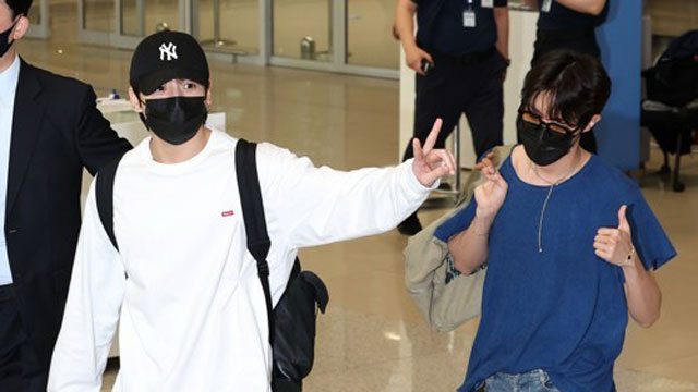 BTS、アメリカ・ホワイトハウスへの訪問を終え韓国に帰国…仁川空港は“群衆の波”