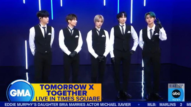 TXT、米ABCの朝の番組「グッド・モーニング・アメリカ」などに出演