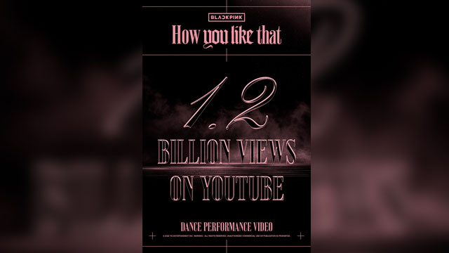 BLACKPINK、「How You Like That」の振り付け映像が12億回のYouTube再生回数を突破