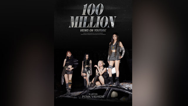 BLACKPINK、新曲「Pink Venom」のMVが公開29時間で1億回達成