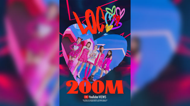 ITZYのヒット曲「LOCO」、YouTube再生回数2億回を突破