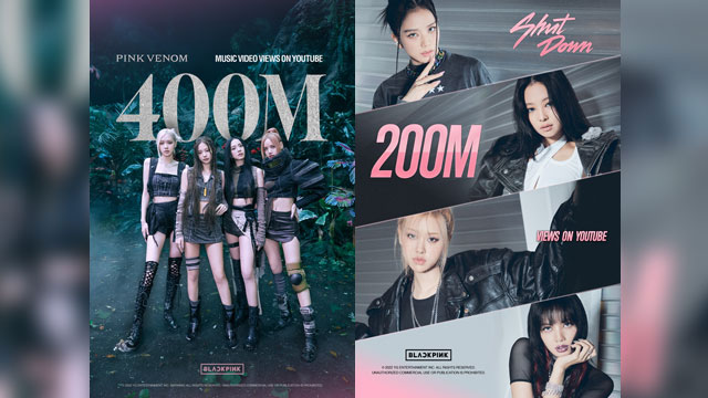 BLACKPINK、「Pink Venom」&「Shut Down」のMV再生回数が4億回&2億回を突破