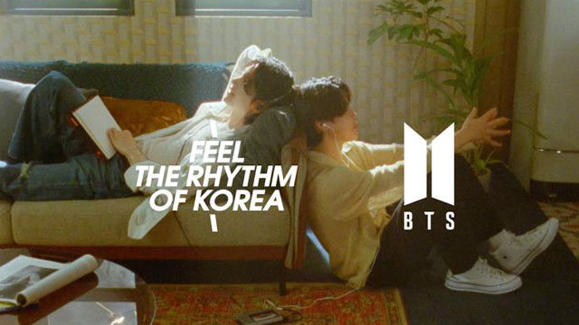 BTSのSUGAとJIMIN出演の「Feel the Rhythm of Korea with BTS」、YouTubeで2億3千万回突破
