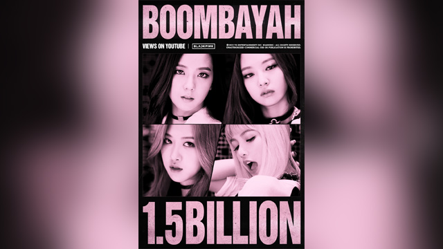 BLACKPINKのデビュー曲「BOOMBAYAH」のMV、YouTube再生回数15億回を突破