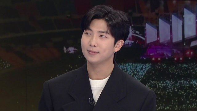 BTSのRM、「生放送 KBSニュース9」に出演、「重い王冠を受け入れながら僕の芸術を探す」