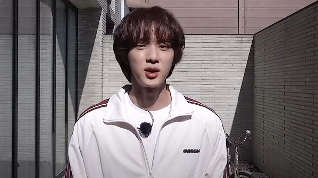 BTSのJIN、サブライズでビデオメッセージを公開…「すぐに姿を見せるので待っていてほしい」