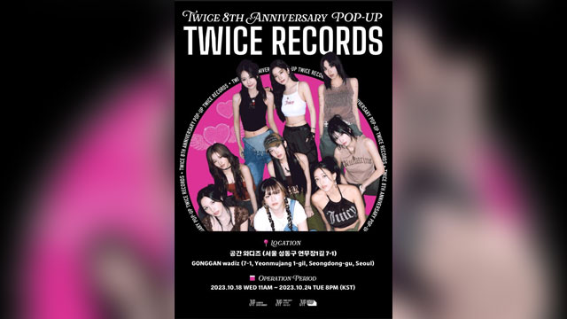 TWICE、デビュー8周年記念ポップアップストア＆ファンミーティングを開催