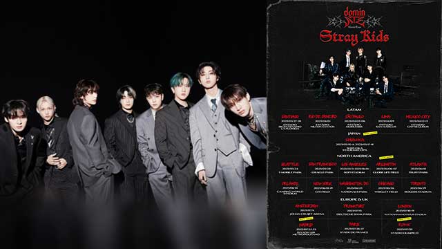 Stray Kids、ワールドツアー「dominATE」を拡大…34地域で55回公演へ