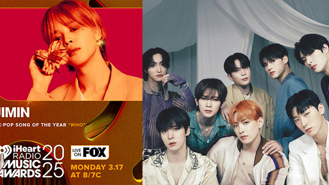 BTS･JIMINやATEEZら、「2025 iHeartRadio Music Awards」で受賞