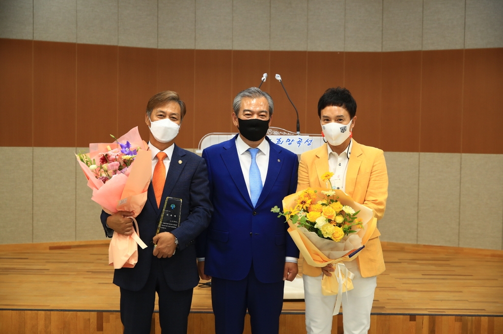 歌手Soo and Jinとキム・ミンギョ、谷城郡の広報大使に