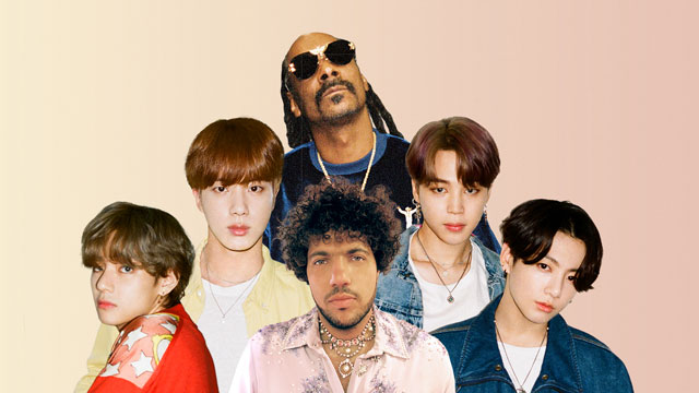 BTSのJIN・JIMIN・V・JUNG KOOK、ベニー・ブランコ＆スヌープ・ドッグとコラボ
