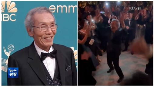 オ・ヨンスのダンス、イ・ジョンジェのデビュー作など…「イカゲーム」出演者の一挙手一投足が話題に