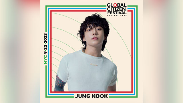 BTS・JUNGKKOOK、米「Global Citizen Festival」にヘッドライナーとして出演