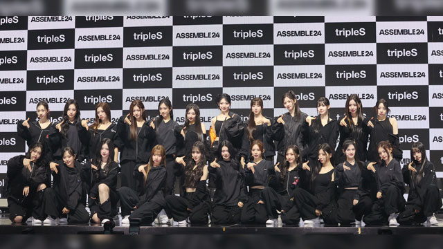総勢24名のtripleS、1stフルアルバムの発売記念ショーケースを開催